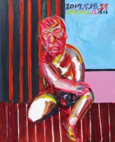 자화상 Puteaux 1 · Acrylic on Canvas · 73x60cm · 2017-2018