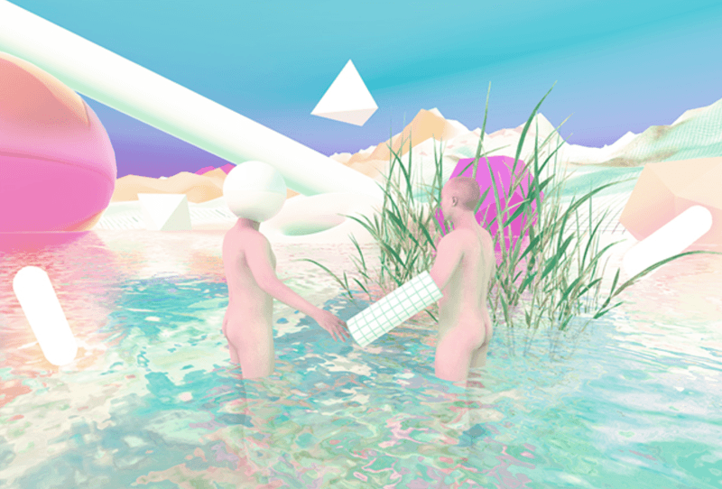 김안나 - Tetrahedra · D-print.  Diasec · 89.4 x 130.3cm · 2018