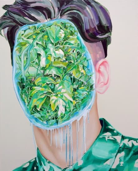 스키너2 Skinner2 · 캔버스에 유채 · 90×72.7cm · 2018