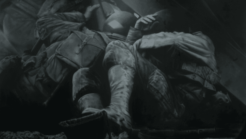 BULLET BAIT · Oil on canvas · 450 x 259cm · 2018