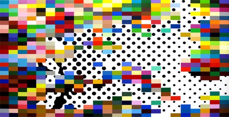 On the Border 국경에서 · acrylic on canvas · 140 X 240 cm · 2017