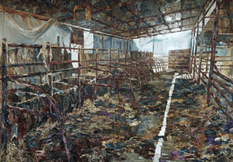 빈 자리 · 캔버스에 유채 · 193.9×260.6cm · 2018