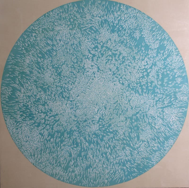 Untitled-20186 · mixed media · 120x120cm · 2018