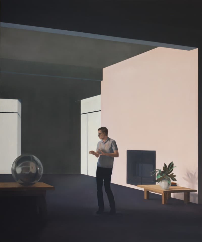Architectural Study (Barragan) · Oil on canvas · 240x200cm · 2017