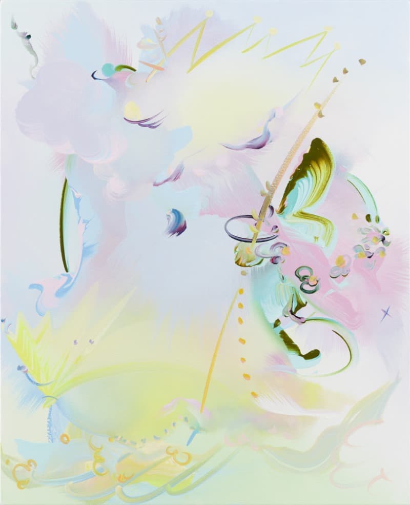 인어의 목소리를 듣다 · 캔버스에 유채 · 61 x 49.5cm · 2018