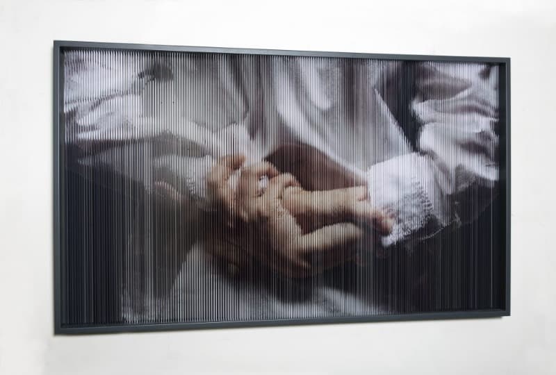 String_hands_0718 · Mixed Media · 200x119cm · 2017