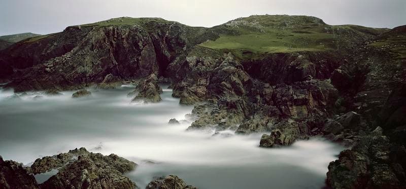 Fullmoon@Lewisian Gneiss · C-print · 121.2 x 260.3 cm · 2013