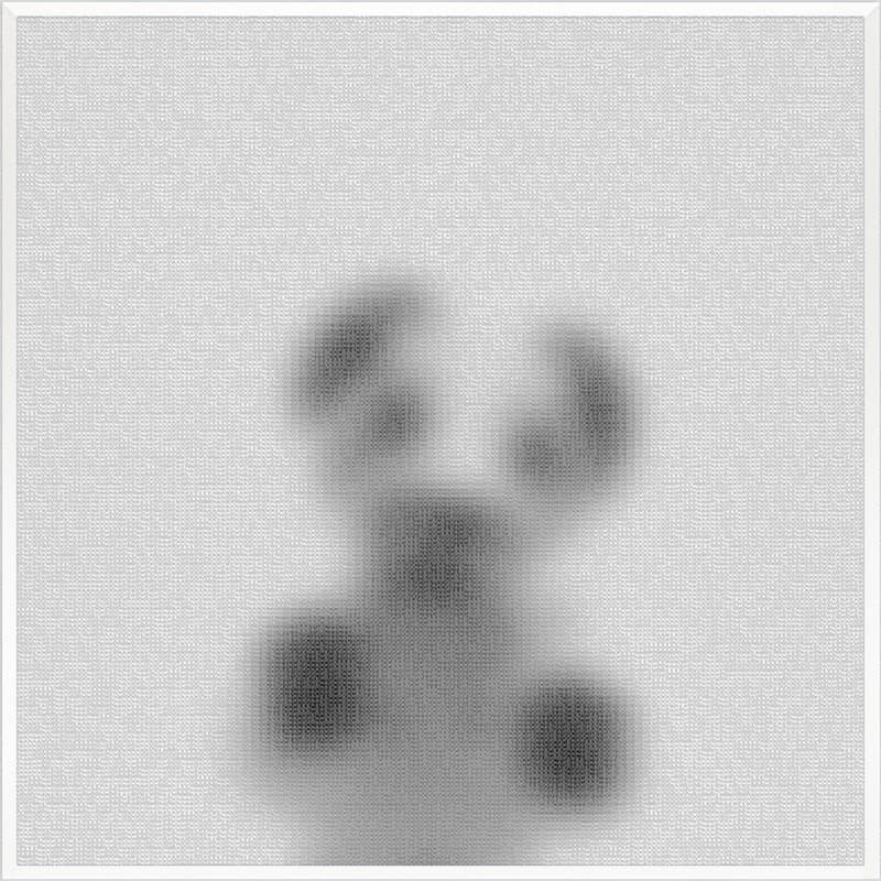 아이보의 창 · micro lenticular morphing lens · 110 x 110 cm · 2018 · Aibo’s Window