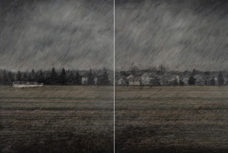 Focus land · oil on canvas · 193.9×287.4cm · 2018