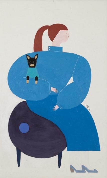 가족사진: 콜라와 나 · 종이에 혼합재료 · 140x88cm · 2018