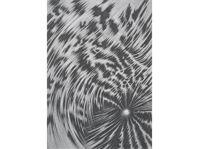 뭇-별 · pencil on cotton paper · 49.7x34.7cm · 2018