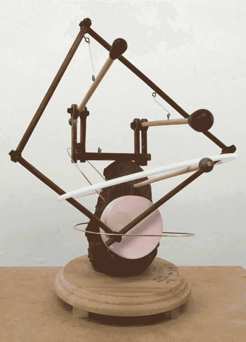 대화의 풍경 T_8_ · 혼합재료 · 20×20×20cm · 2018