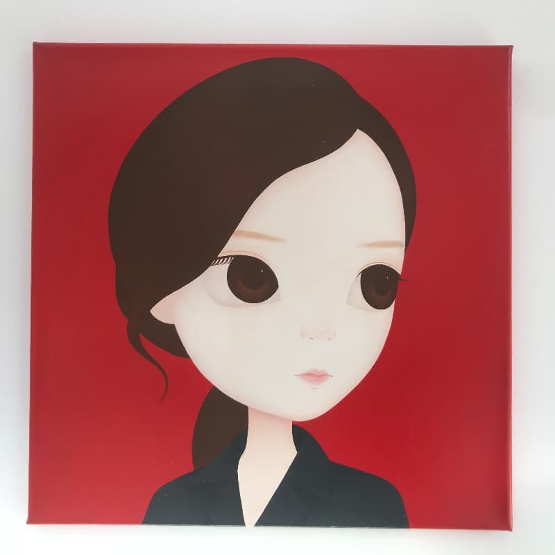 한승훈_ Time to Blossom · Oil on canvas · 45.5x45.5cm · 2018