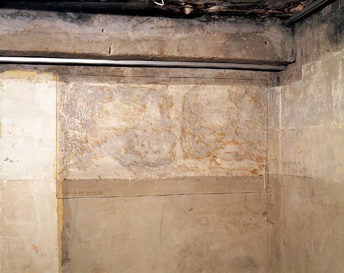 유_몽유도원도 由_夢遊桃源圖 · Acrylic on acrylic board. the Concrete wall · 91.5×167×3cm · 2000