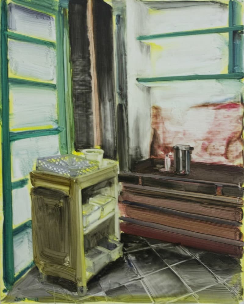 Operation Floor · Oil on canvas · 50x40cm · 2016