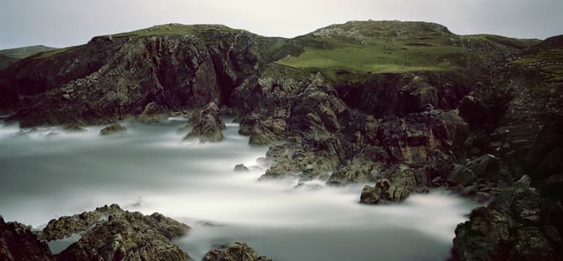 Fullmoon@Lewisian Gneiss · C-print · 121.2 x 260.3 cm · 2013 · Fullmoon@Lewisian Gneiss · C-print