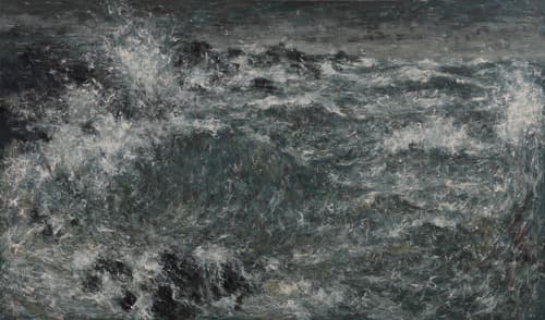 강요배 창파(滄波) · 캔버스에 아크릴 · 197x333cm · 2015