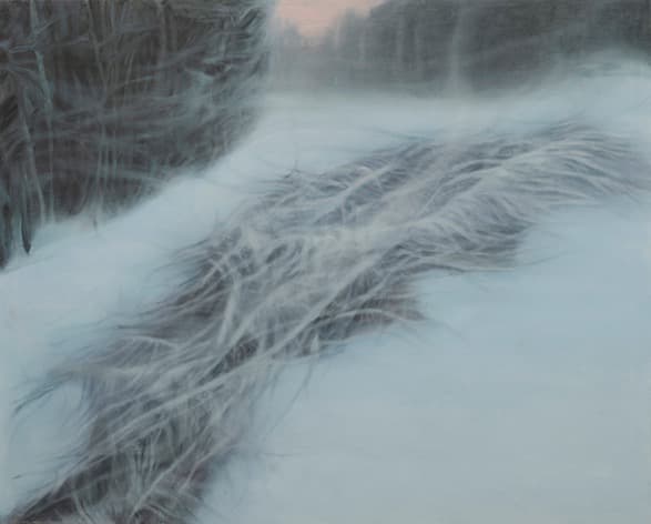 바람이 되어버린 나무 · oil on canvas · 130x160cm · 2019