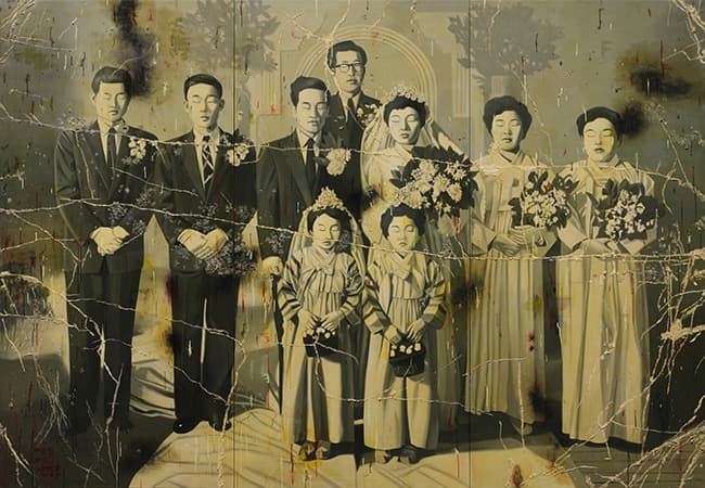 안창홍 - 아리랑 · Oil on canvas Acrylic.  Drawing.  Ink · 249.1x361.6cm