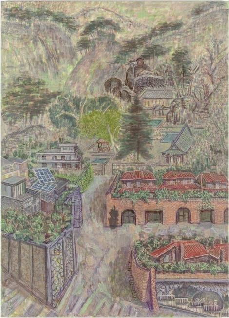 백세청풍 2 · Oil on canvas · 197 x 142 cm · 2019 · Baeksecheongpung 2 · Oil on canvas