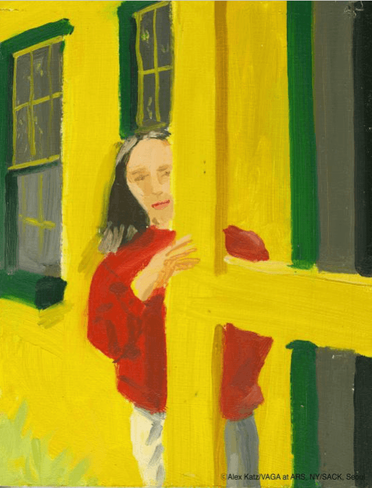 The Yellow Door_ · Oil on board · 30.5x22.9cm · 1985