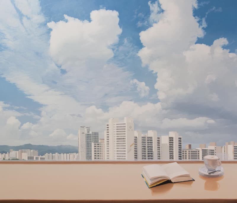 류채민 작 · oil on canvas · 45.5×65cm