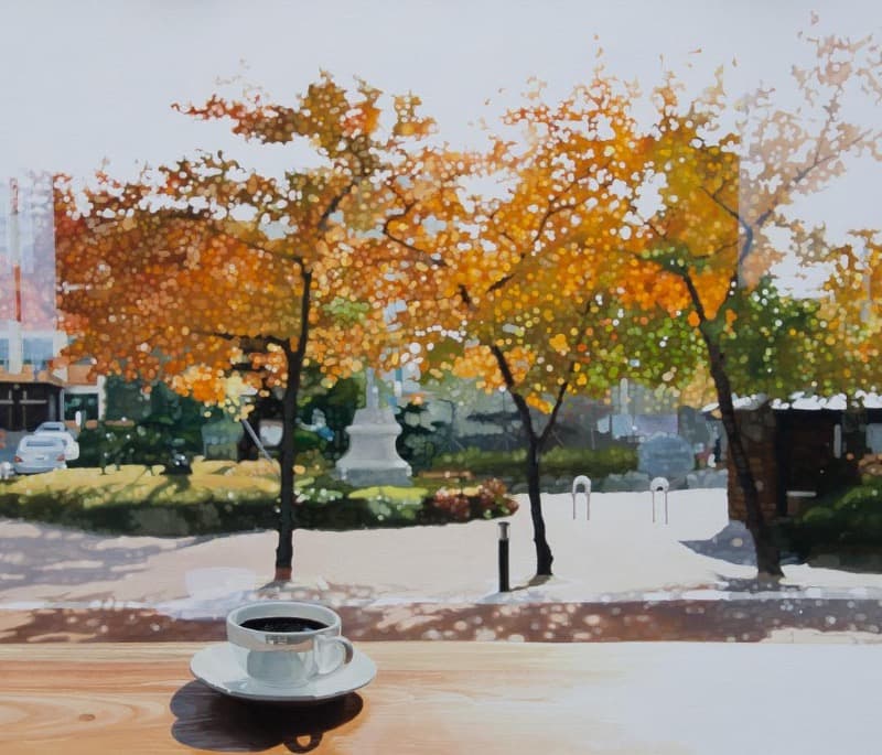 류채민 작 · oil on canvas · 45.5×65cm