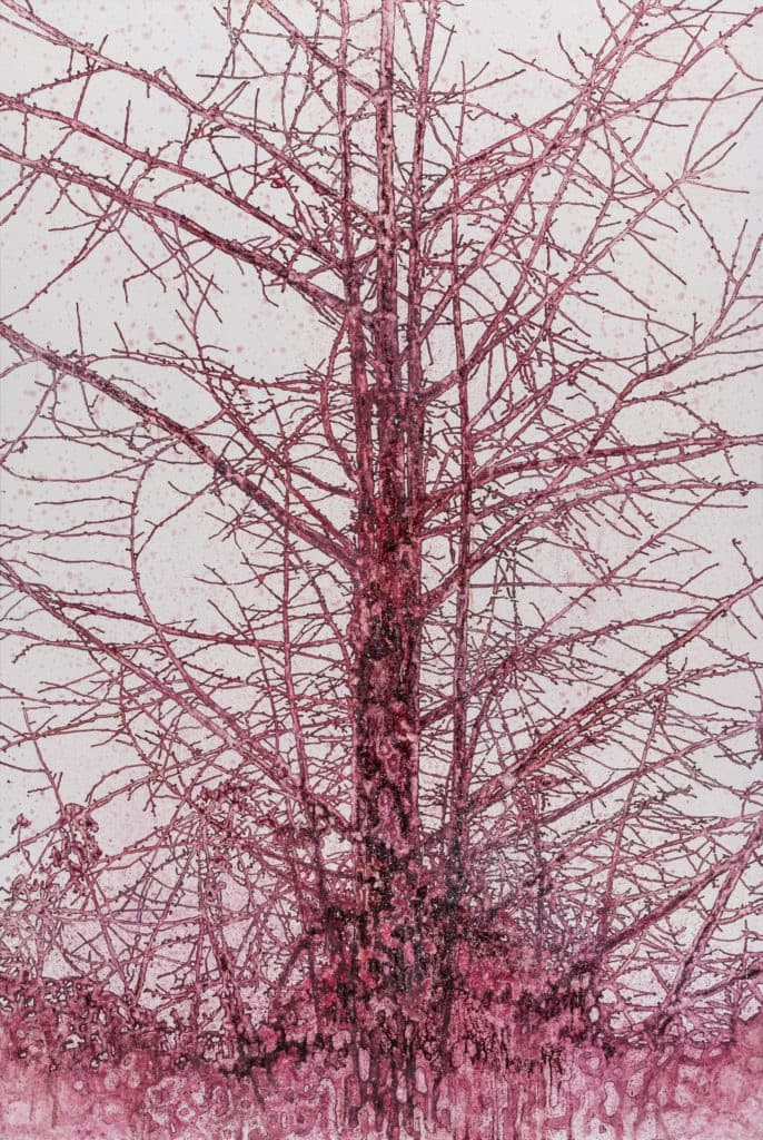 Solist · oil. pastel on canvas · 195x130cm · 2016