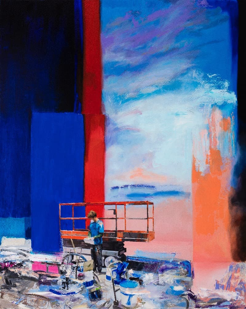 Red Sky · oil on canvas · 227.3x181.8cm · 2018