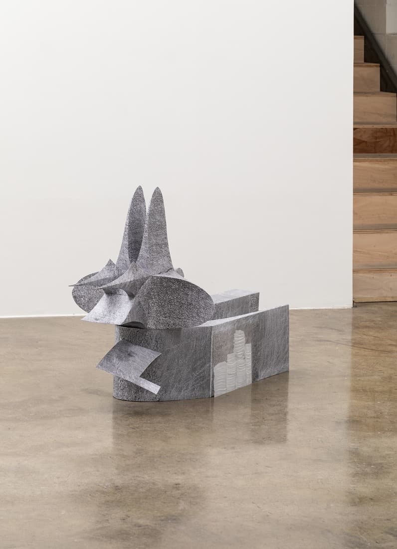 한낮의 집 · 흑백 프린트 · 75x137x87cm · 2018