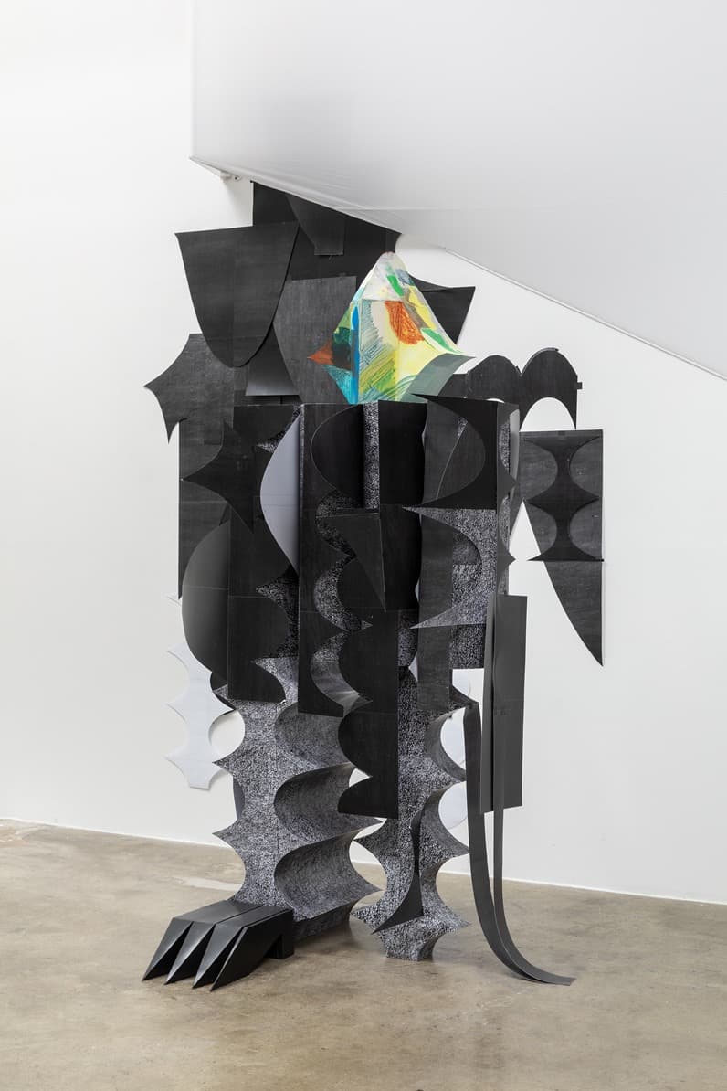 한낮의 집 · 흑백 프린트 · 120x77x150cm · 2018