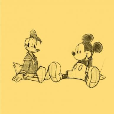 미키는 늘 너의 이야기를 들어줄거야 展 Original Artwork ©Disney