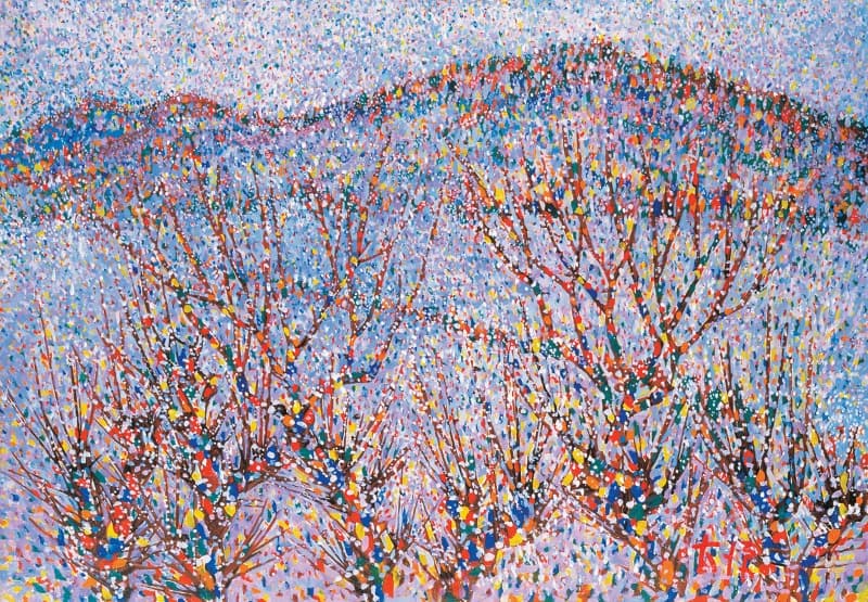 농원 · 캔버스에 유채 · 161 x 110.5 cm · 1980 · plantation · Oil on canvas