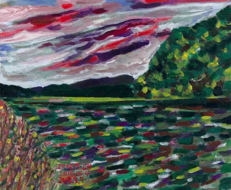 부여 낙화암 · Acrylic on Canvas · 72.5x60.8cm · 2018-2019