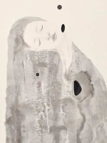양선 When I · Korean Ink on Korean Paper · 90x72cm · 2017