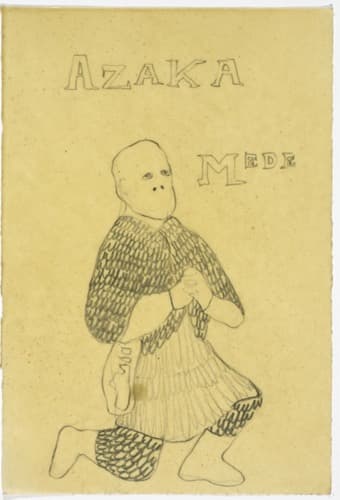 AZAKA MEDE · Pencil on paper. waxed · 25x17cm · 2006