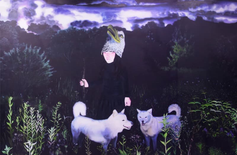 Black Forest 1 · oil on canvas · 250x650cm · 2019