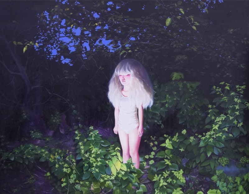 Black Forest 4 · oil on canvas · 155x155cm · 2019
