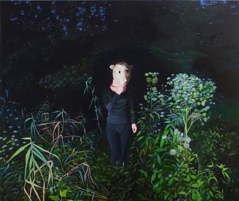 Black Forest 3 · oil on canvas · 155x155cm · 2019