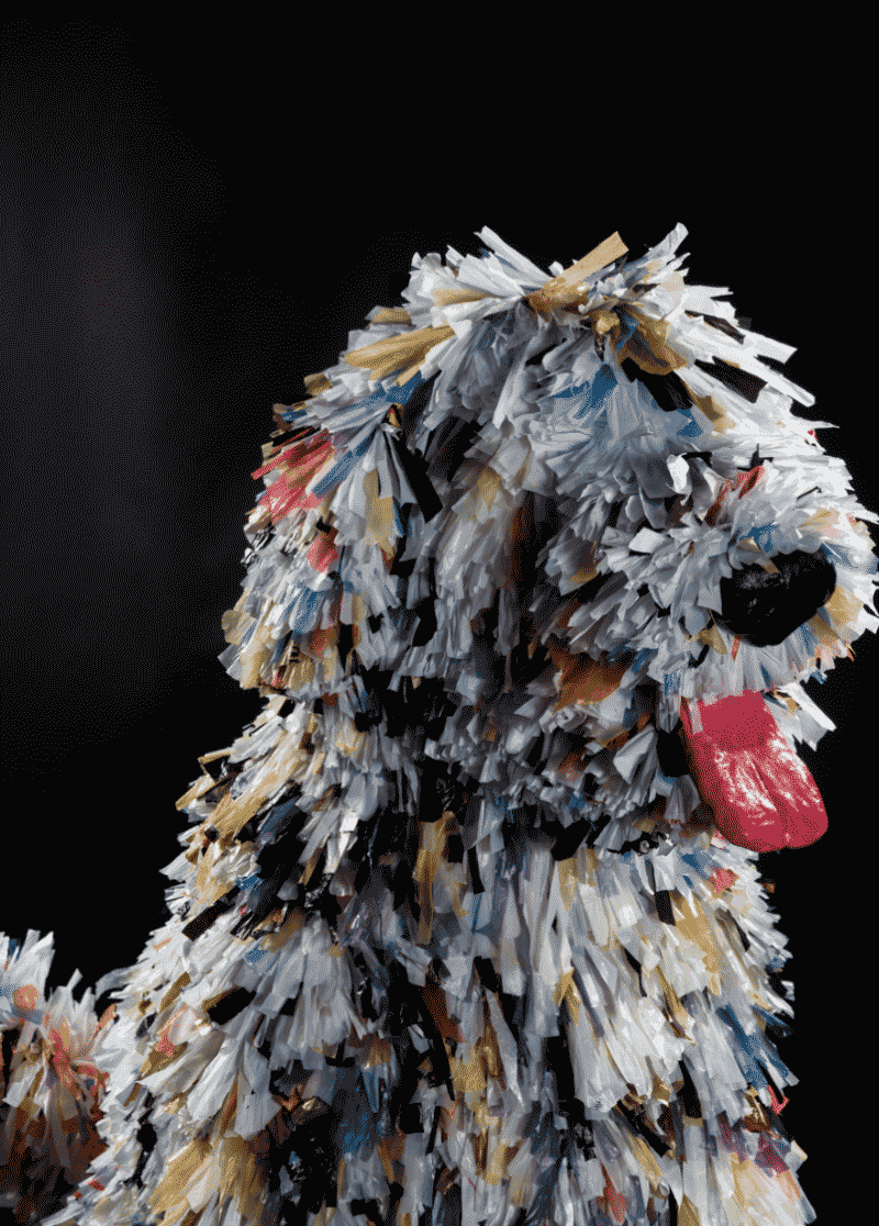 유경혜_20181 홍시 · 비닐. FRP · 80cm x 180cm x 170cm · 2018