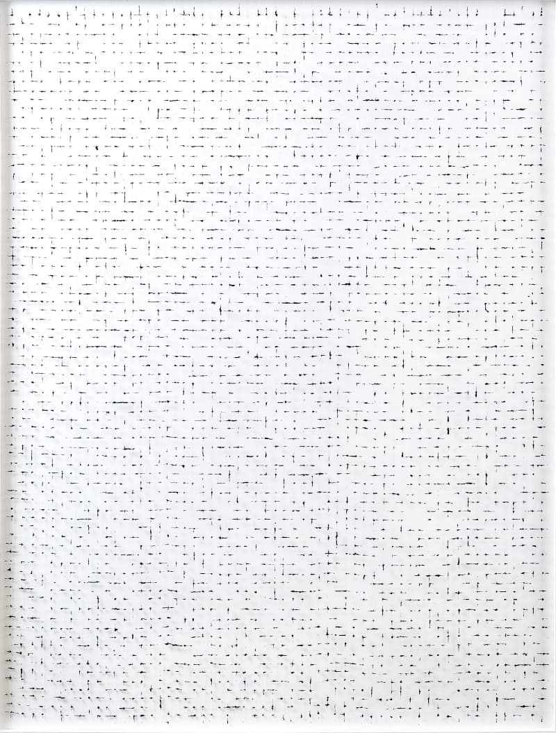 OFF-D.L 180327012735 · Mixed media on Fluorocarbon line · 159x119.2cm · 2016 · OFF-D.L 180327012735 · Mixed media on Fluorocarbon line
