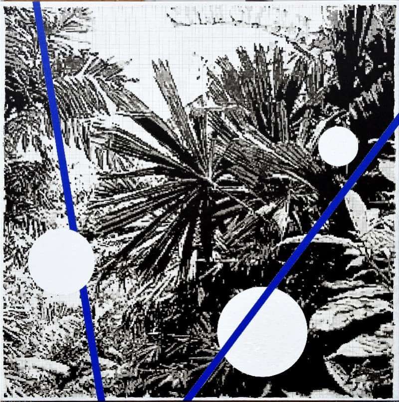 Another Place-Forest · Korean ink & Acrylic on Korean Paper Attached to Canvas · 120x120cm · 2019 · Another Place-Forest · Korean ink & Acrylic on Korean Paper Attached to Canvas