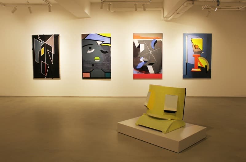 토마스 샤이비츠 · 더블 스타  설치전경 · Thomas Scheibitz · Doppelstern (Double Star) Installation view