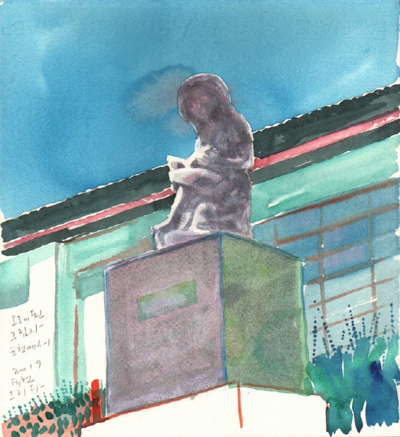 오래된 그림자 · old shadow