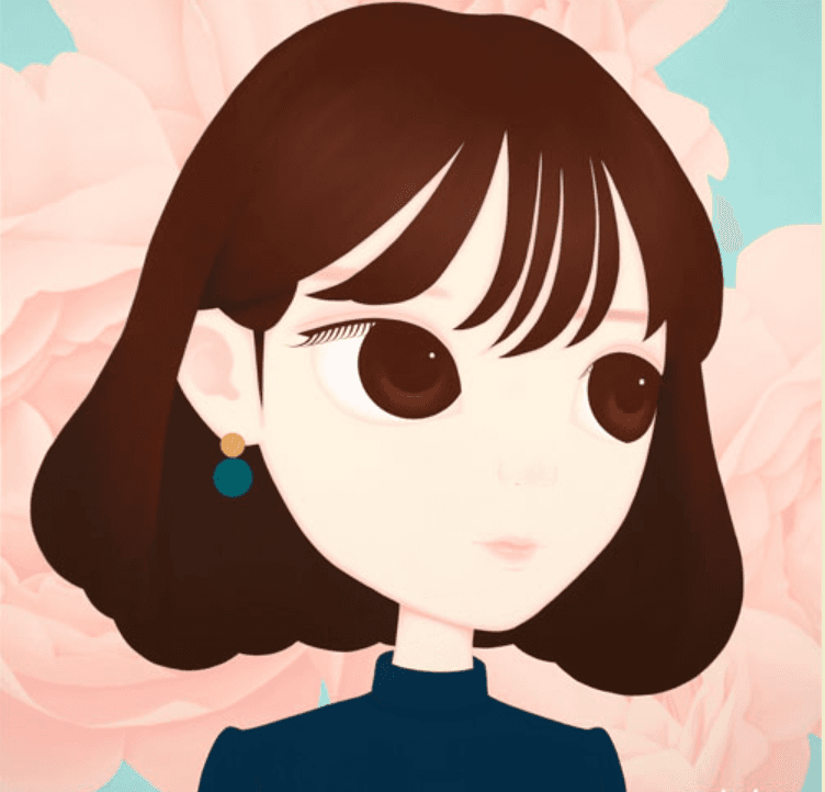 Time to Blossom · 캔버스에 유채 · 60.6×60.6cm · 2018
