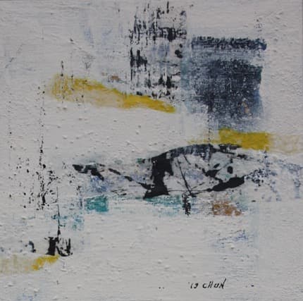 근원(Origin) 1903 · Mixed Media on Canvas · 27.3x27.3cm · 2019