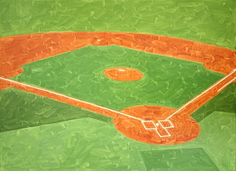 전병구 Stadium · oil on canvas · 53x72.7cm · 2019 · Stadium · oil on canvas