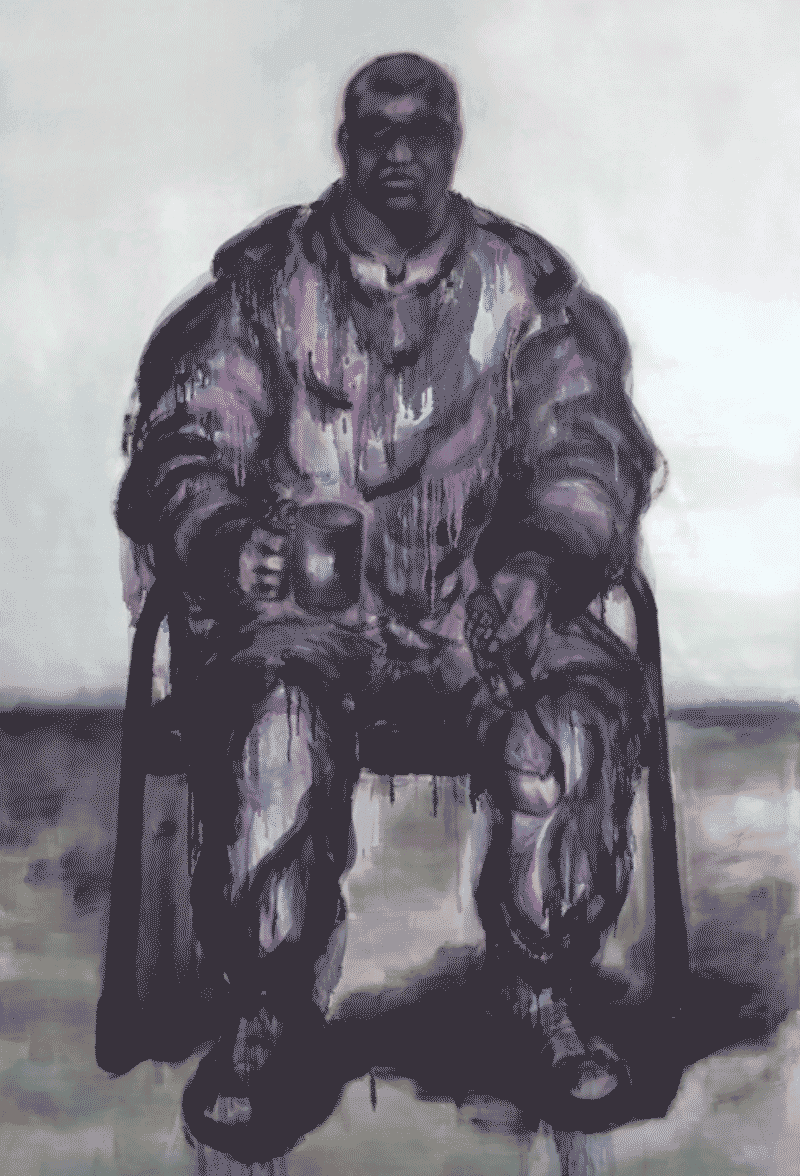 초인-休 · 캔버스에 유채 · 227.3×147cm · 2019