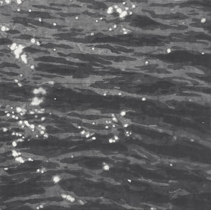 Section of the Sea 22 · ink on paper · 50x50cm · 2019