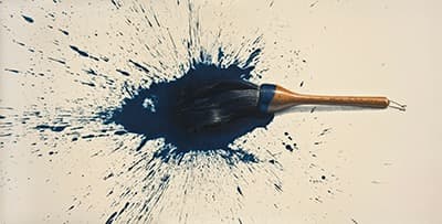 Brush · oil ad mixed media on canvas · 195x100cm · 2019